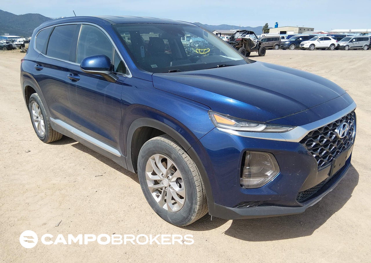2020 Hyundai Santa Fe Se, Roof damage, Iaai lot 45085127