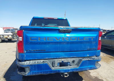 2022 Chevrolet Silverado 1500 2wd  Short Bed Custom, daño Generalizado, Iaai lote 44635847, foto 16 de 20