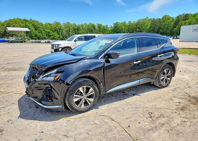 2021 Nissan Murano, Front End damage, Copart lot 51962346