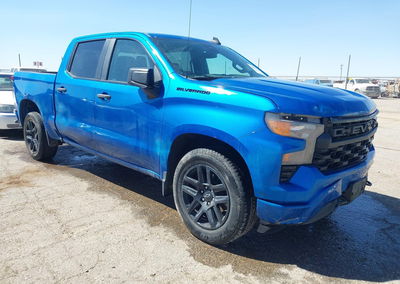 2022 Chevrolet Silverado 1500 2wd  Short Bed Custom, All Over damage, Iaai lot 44635847