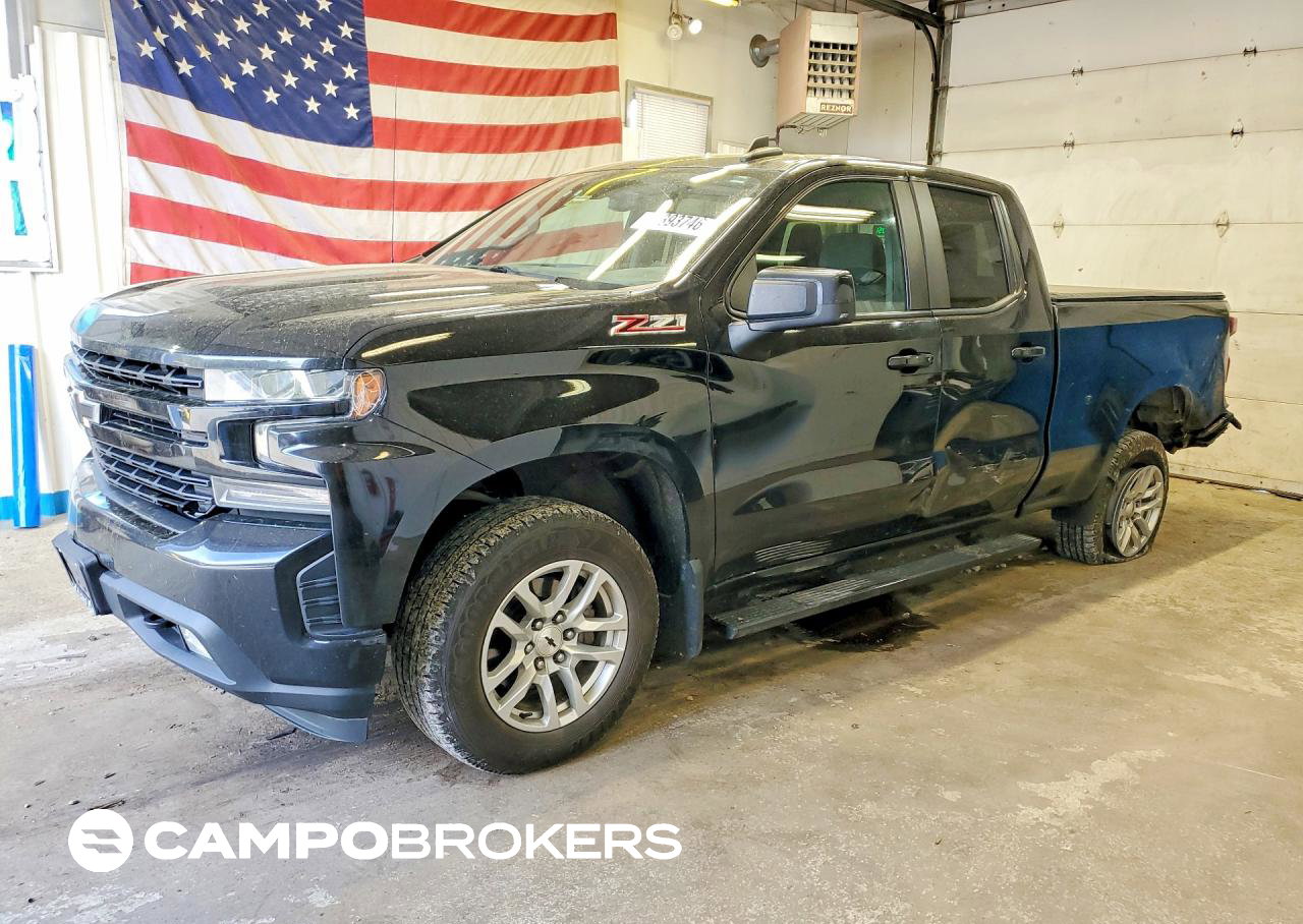 2020 Chevrolet Silverado K1500 Rst, пошкодження: Передня частина, Copart лот 54393746