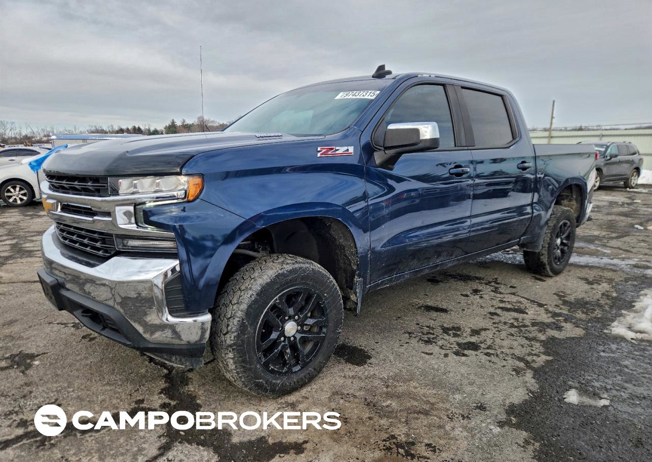2021 Chevrolet Silverado K1500 Lt, Side damage, Copart lot 97437315