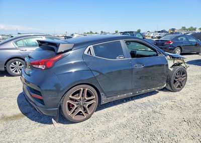 2020 Hyundai Veloster N Base, daño Lateral, Copart lote 54312526, foto 3 de 13