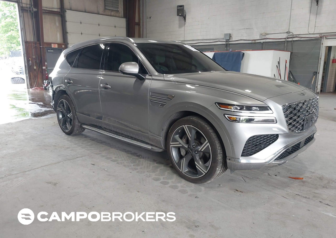 2025 Genesis Gv80 3.5t Prestige Awd, daño Trasero, Iaai lote 45149232