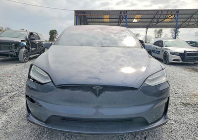 2022 Tesla Model X, пошкодження: Передня частина, Copart лот 46694476, фото 5 з 13