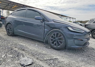 2022 Tesla Model X, пошкодження: Передня частина, Copart лот 46694476, фото 4 з 13