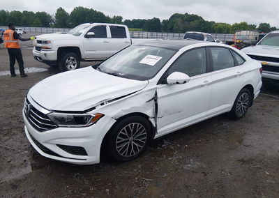 2019 Volkswagen Jetta 1.4t Sel, пошкодження: Лівий бік, Iaai лот 45204592, фото 2 з 19