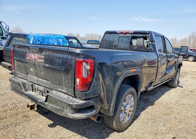 2022 Gmc Sierra K3500 Denali, пошкодження: Бік, Copart лот 46611106, фото 3 з 12