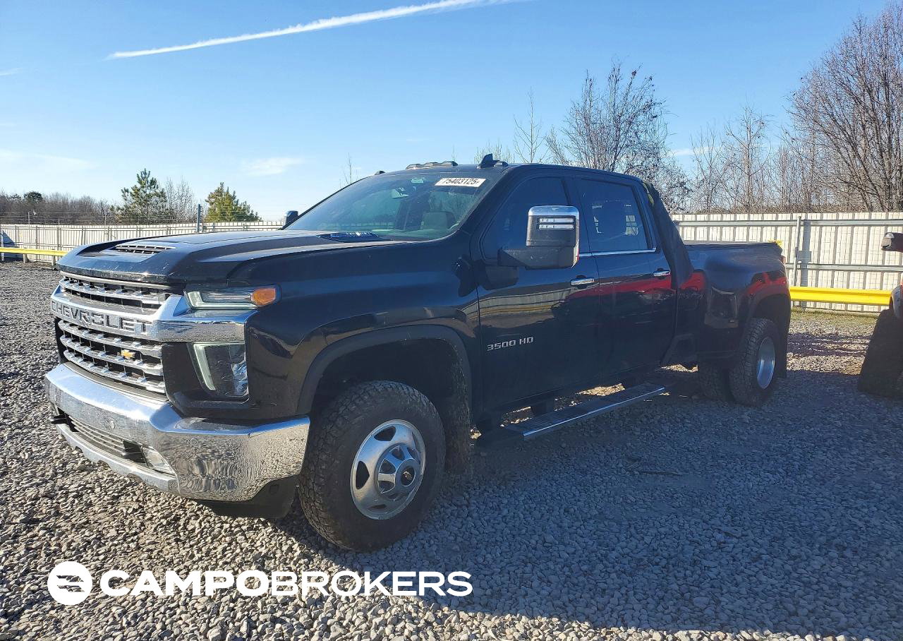 2022 Chevrolet Silverado K3500 Ltz, uszkodzenie: Przód, Copart lot 75403125