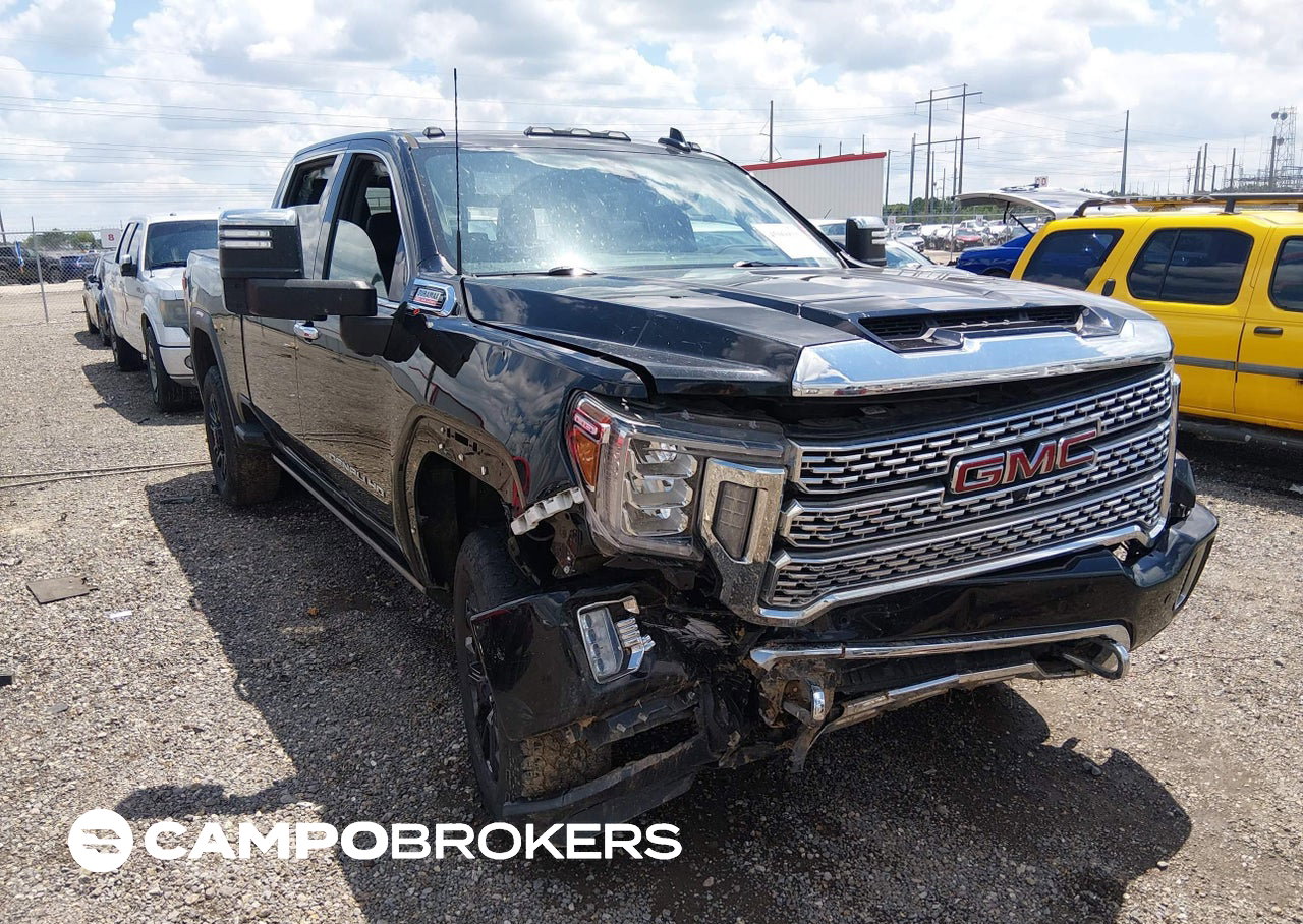 2021 Gmc Sierra 2500hd 4wd  Standard Bed Denali, Front End damage, Iaai lot 45060616