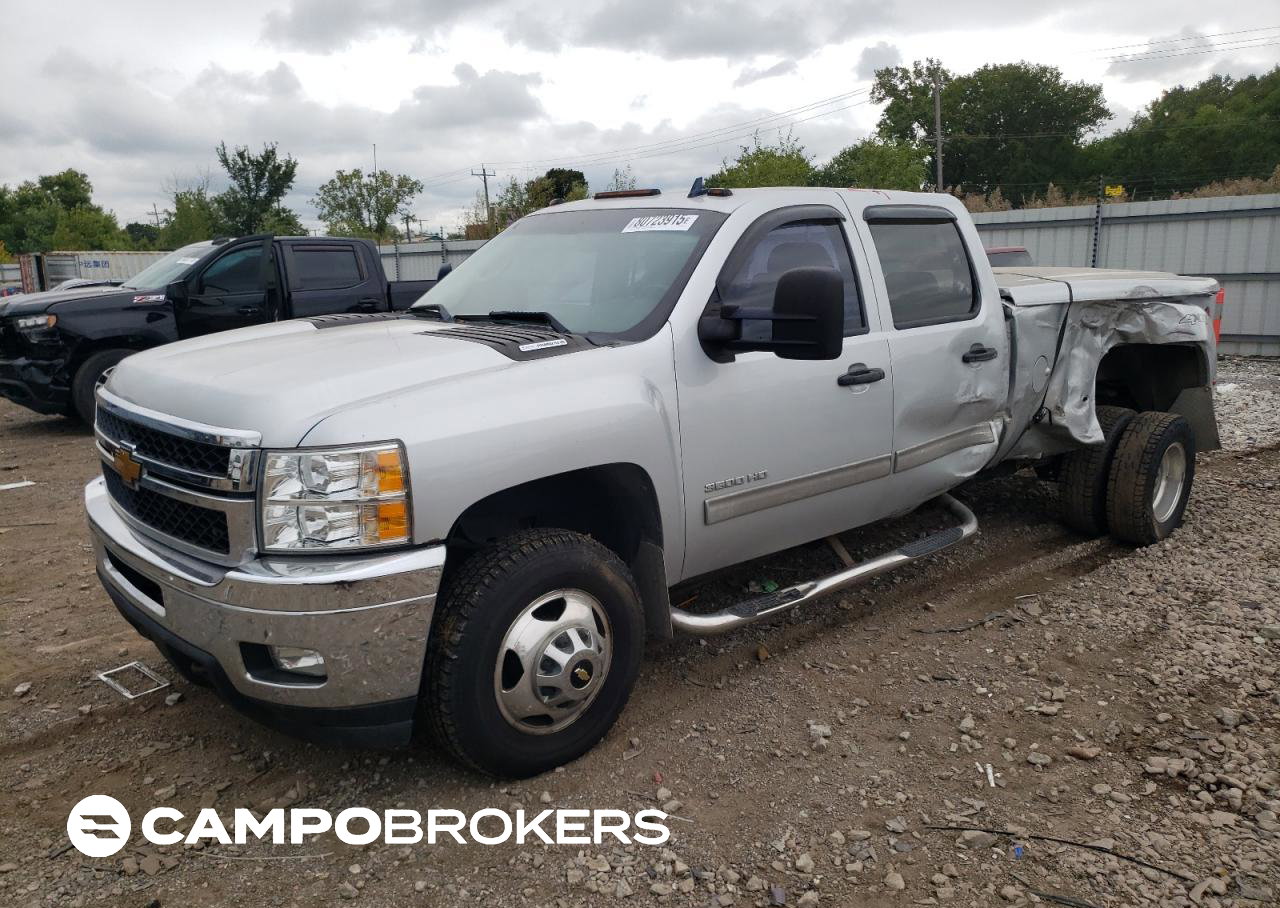 2013 Chevrolet Silverado K3500 Lt, пошкодження: Бік, Copart лот 80723915