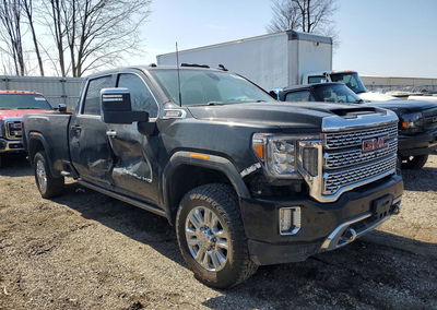 2022 Gmc Sierra K3500 Denali, пошкодження: Бік, Copart лот 46611106, фото 4 з 12