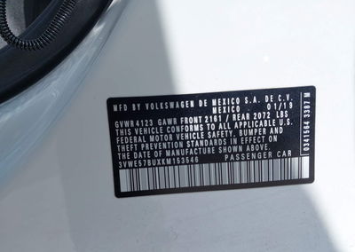 2019 Volkswagen Jetta 1.4t Sel, daño Frontal derecho, Iaai lote 45074542, foto 9 de 16