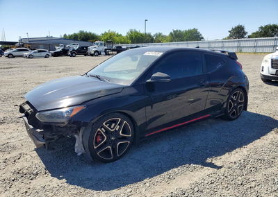 2020 Hyundai Veloster N Base, daño Lateral, Copart lote 54312526