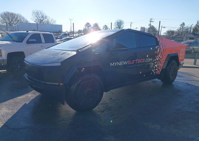 2024 Tesla Cybertruck All-wheel Drive, Rear damage, Iaai lot 43834364, photo 2 of 18