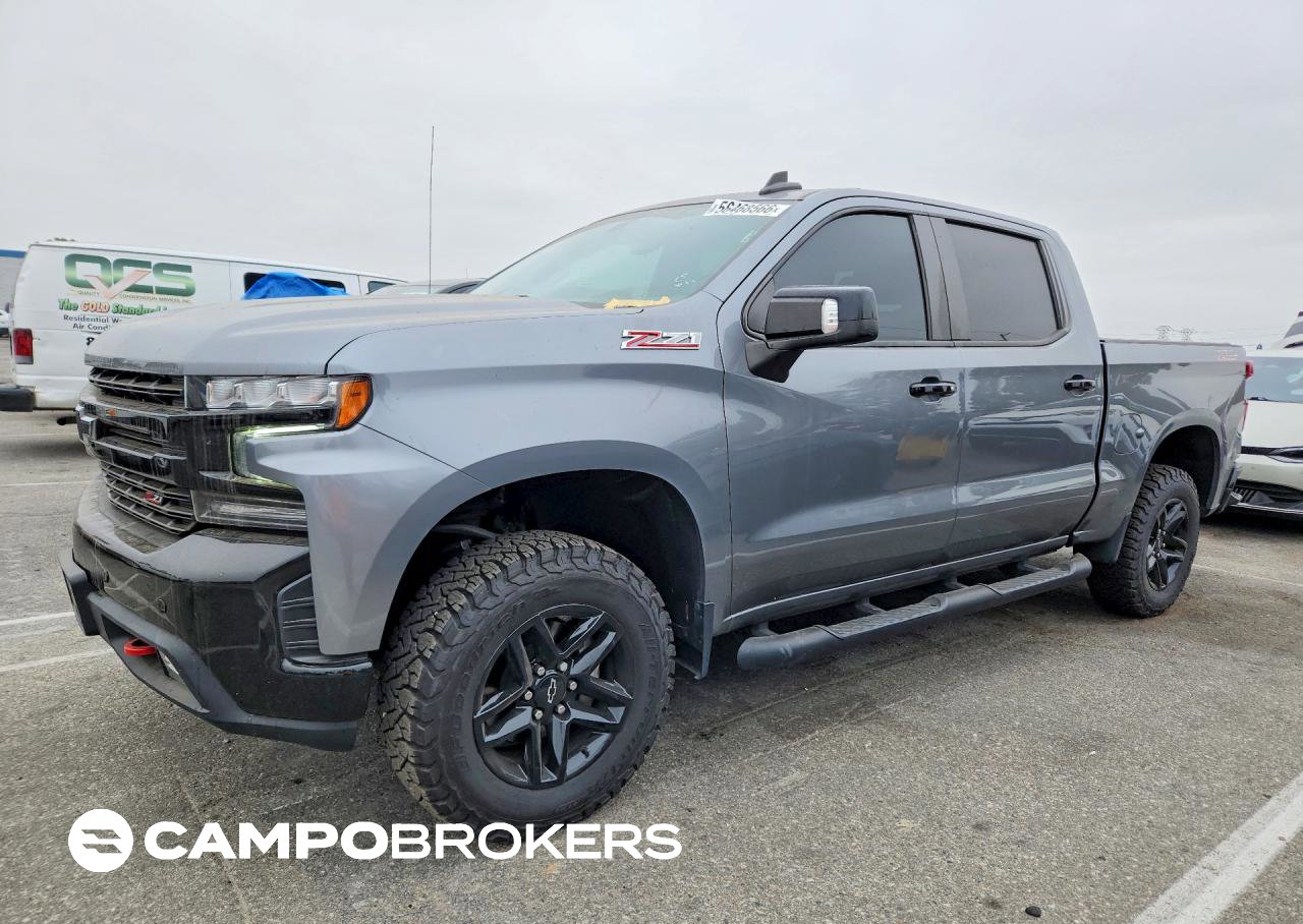 2021 Chevrolet Silverado K1500 Lt Trail Boss, daño Abolladuras/rayones menores, Copart lote 56468566