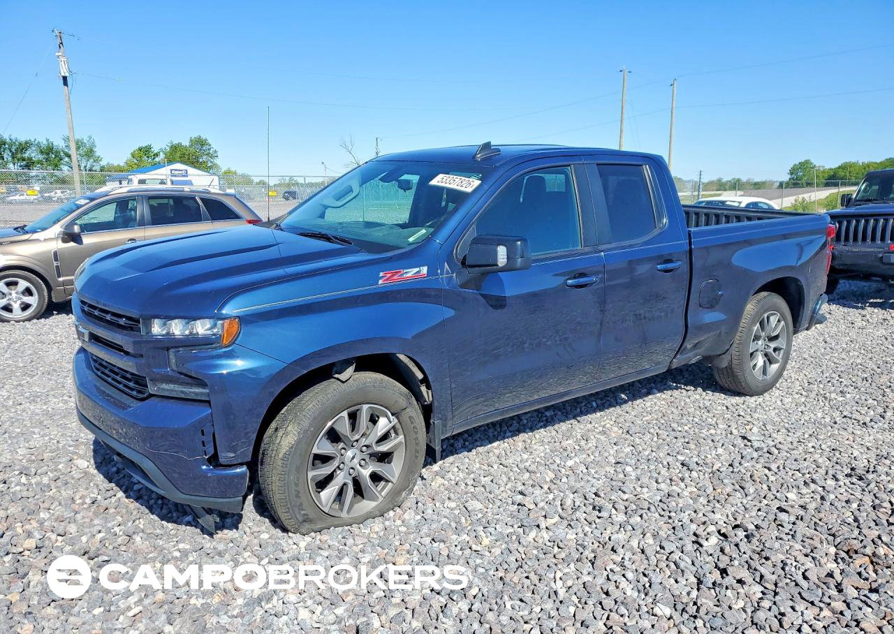 2020 Chevrolet Silverado K1500 Rst, uszkodzenie: Przód, Copart lot 53357826