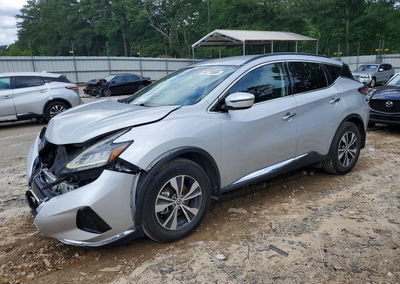 2020 Nissan Murano Sv, Front End damage, Copart lot 54779886