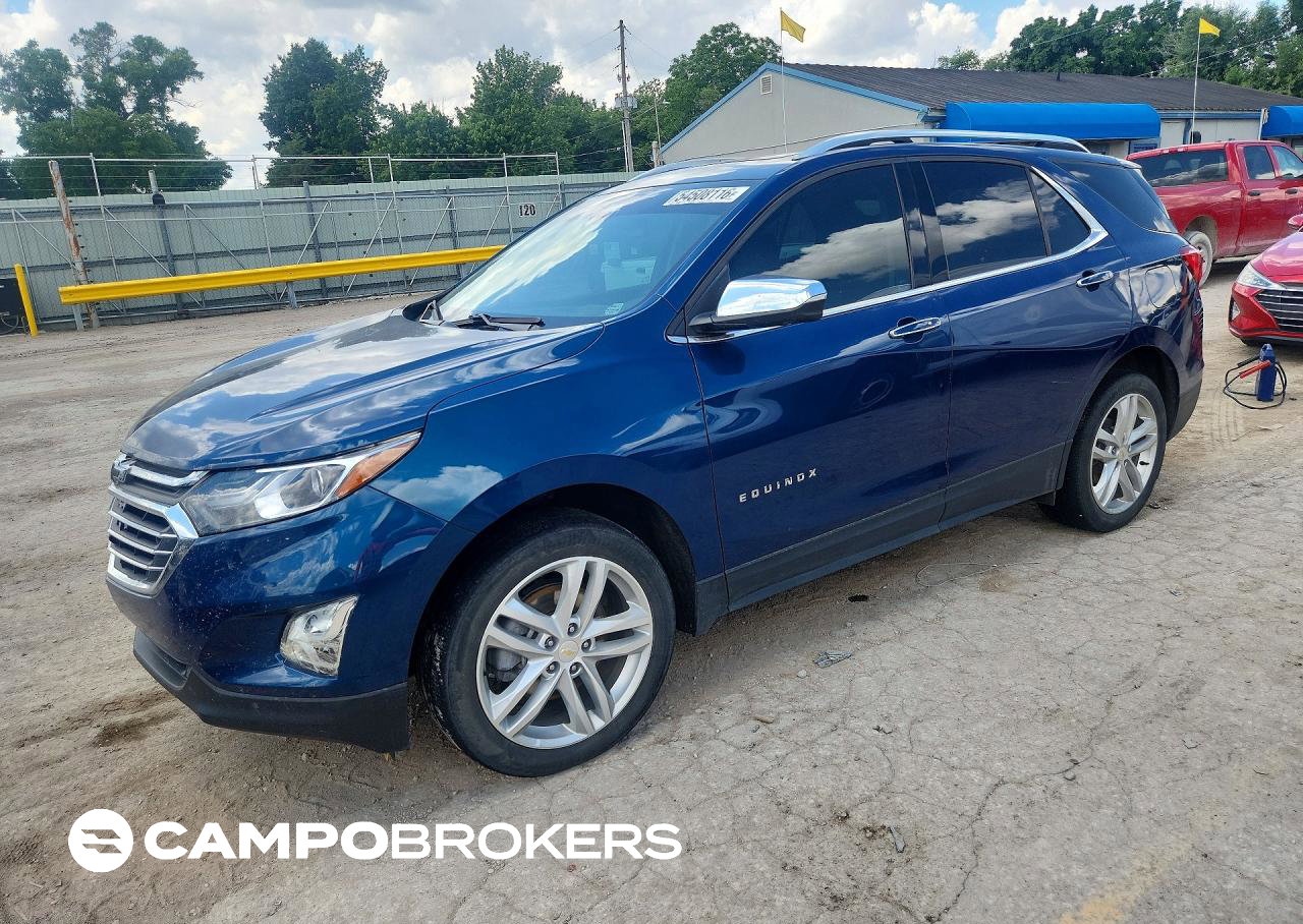 2020 Chevrolet Equinox Premier, Water/Flood damage, Copart lot 54508116