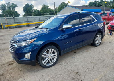 2020 Chevrolet Equinox Premier, Water/Flood damage, Copart lot 54508116