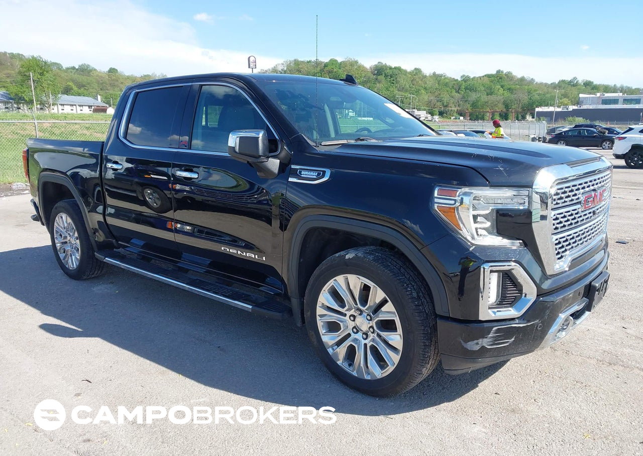 2020 Gmc Sierra 1500 4wd  Short Box Denali, Rear damage, Iaai lot 44814941