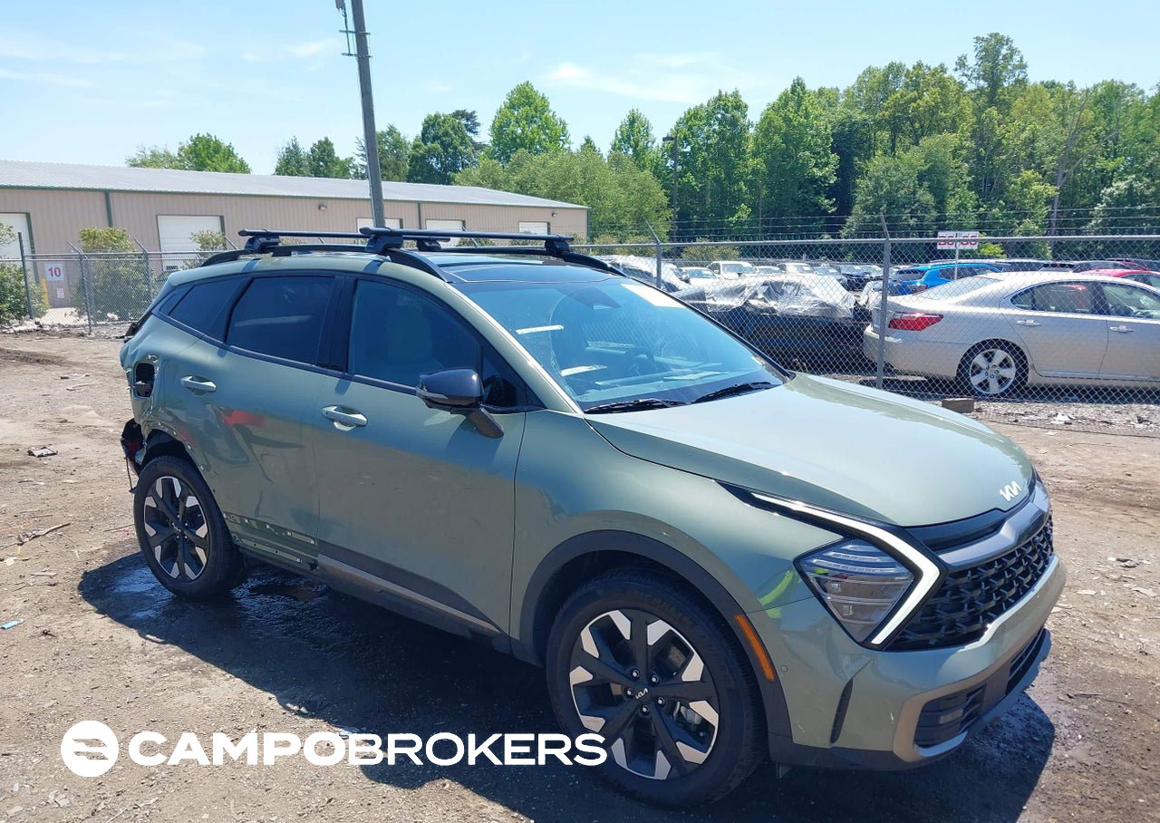 2023 Kia Sportage Plug-in Hybrid X-line Prestige, daño Trasero derecho, Iaai lote 45134557