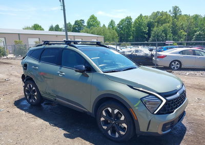 2023 Kia Sportage Plug-in Hybrid X-line Prestige, daño Trasero derecho, Iaai lote 45134557