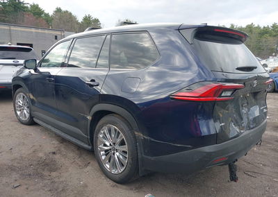 2025 Toyota Grand Highlander Platinum, пошкодження: Задня частина, Iaai лот 44860856, фото 3 з 20
