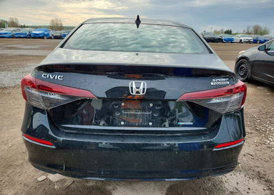 2025 Honda Civic Sport, Side damage, Copart lot 53595236, photo 6 of 12