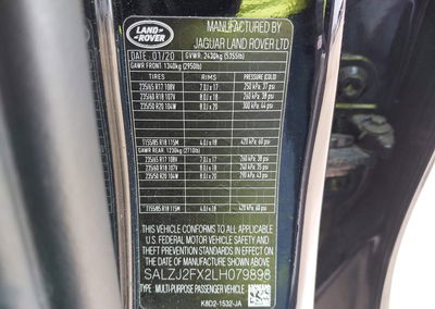 2020 Land Rover Range Rover Evoque S, uszkodzenie: Przód, Iaai lot 44701316, zdjęcie 9 z 16