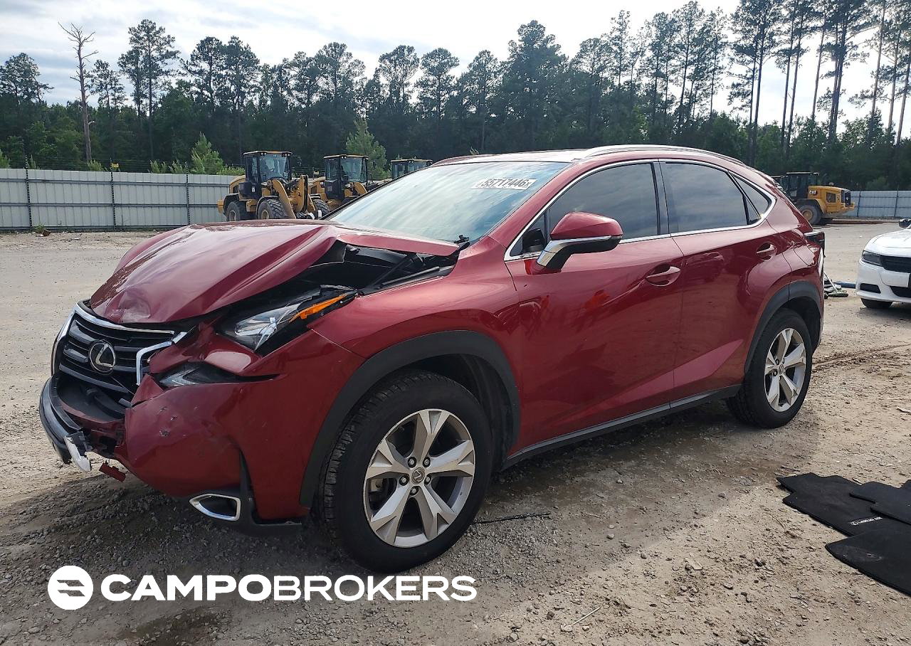 2017 Lexus Nx 200t Base, uszkodzenie: Przód, Copart lot 55717446