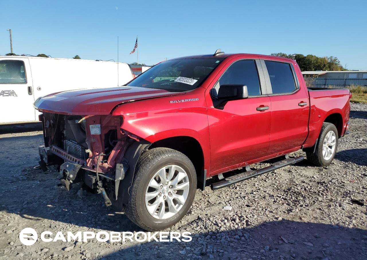 2021 Chevrolet Silverado C1500 Custom, uszkodzenie: Przód, Copart lot 90503525