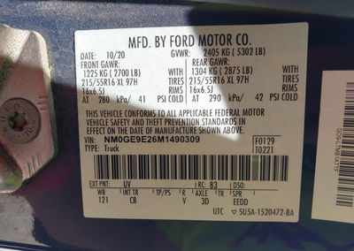 2021 Ford Transit Connect Xl Passenger, пошкодження: Normal Wear & Tear, Iaai лот 45164365, фото 9 з 17