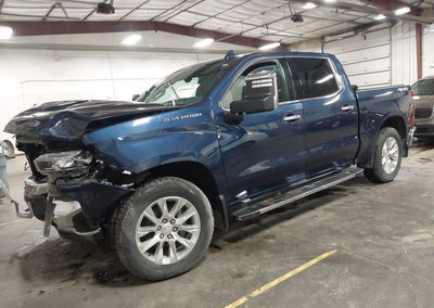 2021 Chevrolet Silverado 1500 4wd  Short Bed Ltz, Front End damage, Iaai lot 45096113, photo 2 of 22