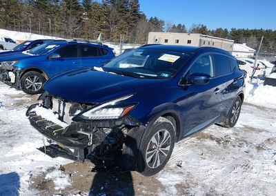2021 Nissan Murano Sv Intelligent Awd, daño Frontal, Iaai lote 44233463, foto 2 de 16