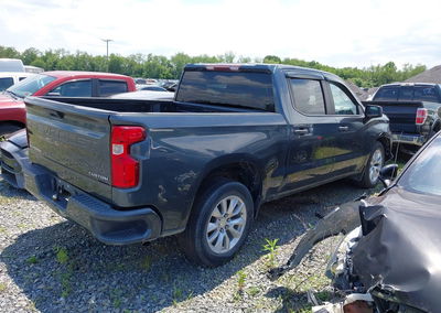 2019 Chevrolet Silverado 1500 Custom, daño Frontal derecho, Iaai lote 45268543, foto 4 de 16