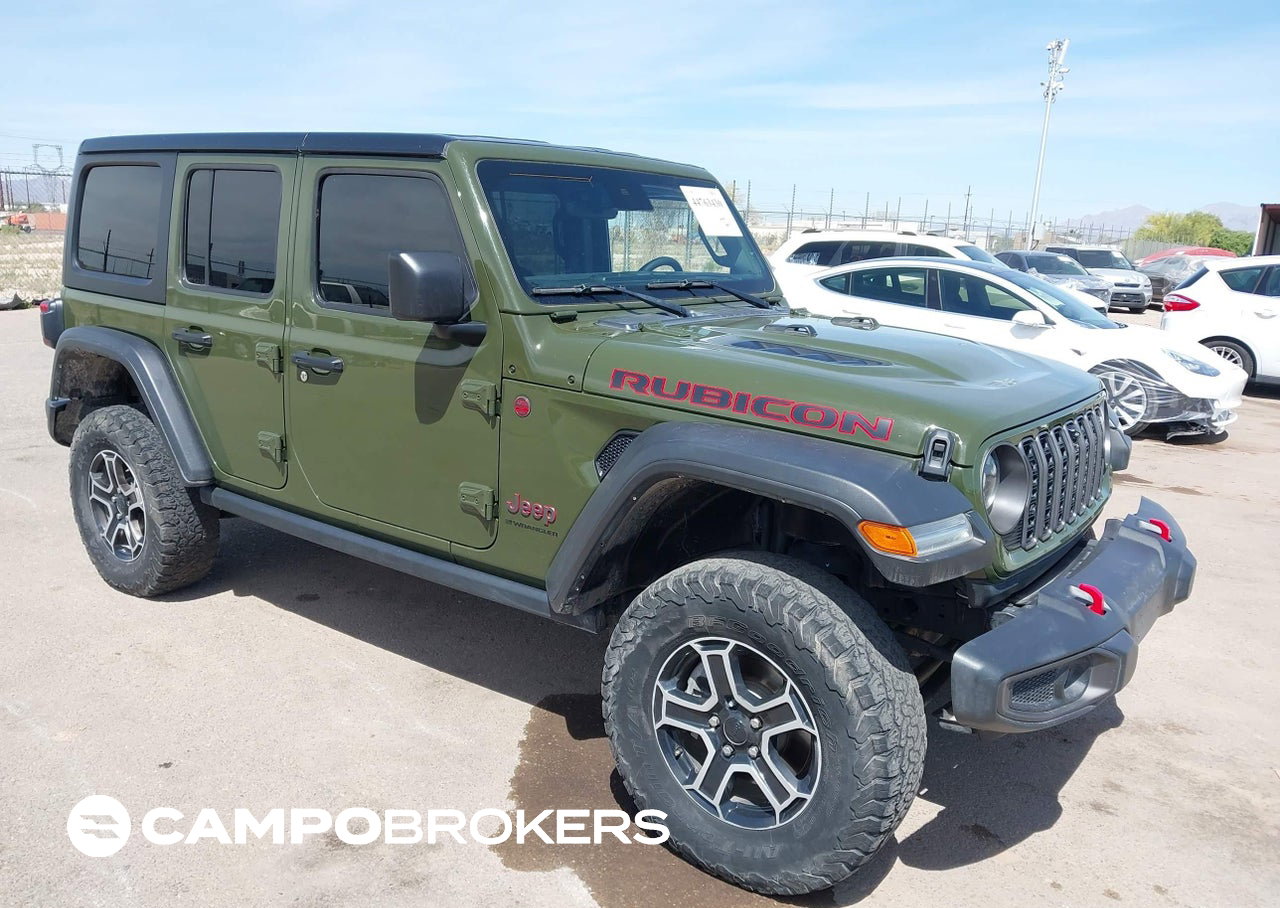 2024 Jeep Wrangler 4-door Rubicon 4x4, пошкодження: Theft, Iaai лот 44763430