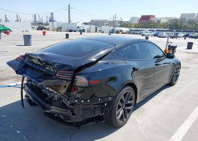 2023 Tesla Model S, пошкодження: Front & Rear, Iaai лот 45136120, фото 4 з 19