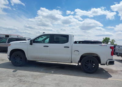 2021 Chevrolet Silverado 1500 4wd  Short Bed Custom, пошкодження: Град, Iaai лот 45025323, фото 14 з 16