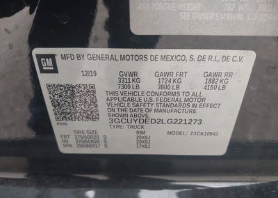 2020 Chevrolet Silverado 1500 4wd  Short Bed Lt, Right Front damage, Iaai lot 44961097, photo 9 of 17