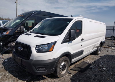 2024 Ford Transit-250, Left Side damage, Iaai lot 44688100, photo 2 of 16