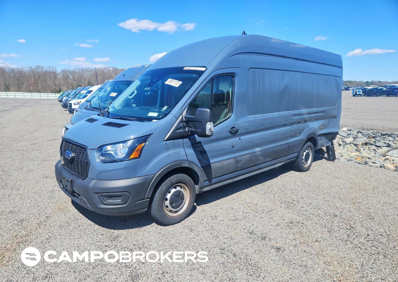 2021 Ford Transit T-250 Cargo - Run & Drive - Prior Fleet, uszkodzenie: Tył, Copart lot 48709276