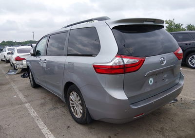 2017 Toyota Sienna Xle 8 Passenger, Front End damage, Iaai lot 45201997, photo 3 of 16