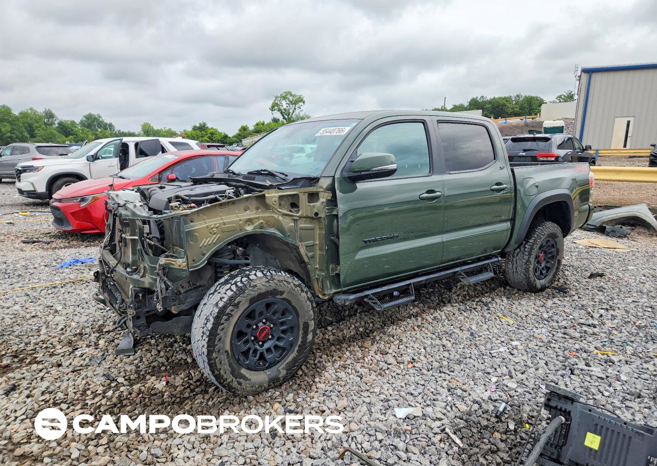 2022 Toyota Tacoma Trd Off-road, пошкодження: Передня частина, Copart лот 55440766