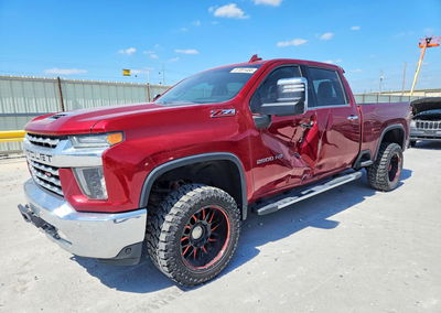 2020 Chevrolet Silverado K2500 Heavy Duty Ltz, daño Lateral, Copart lote 57091466