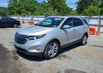 2020 Chevrolet Equinox Premier, Front End damage, Copart lot 57324666
