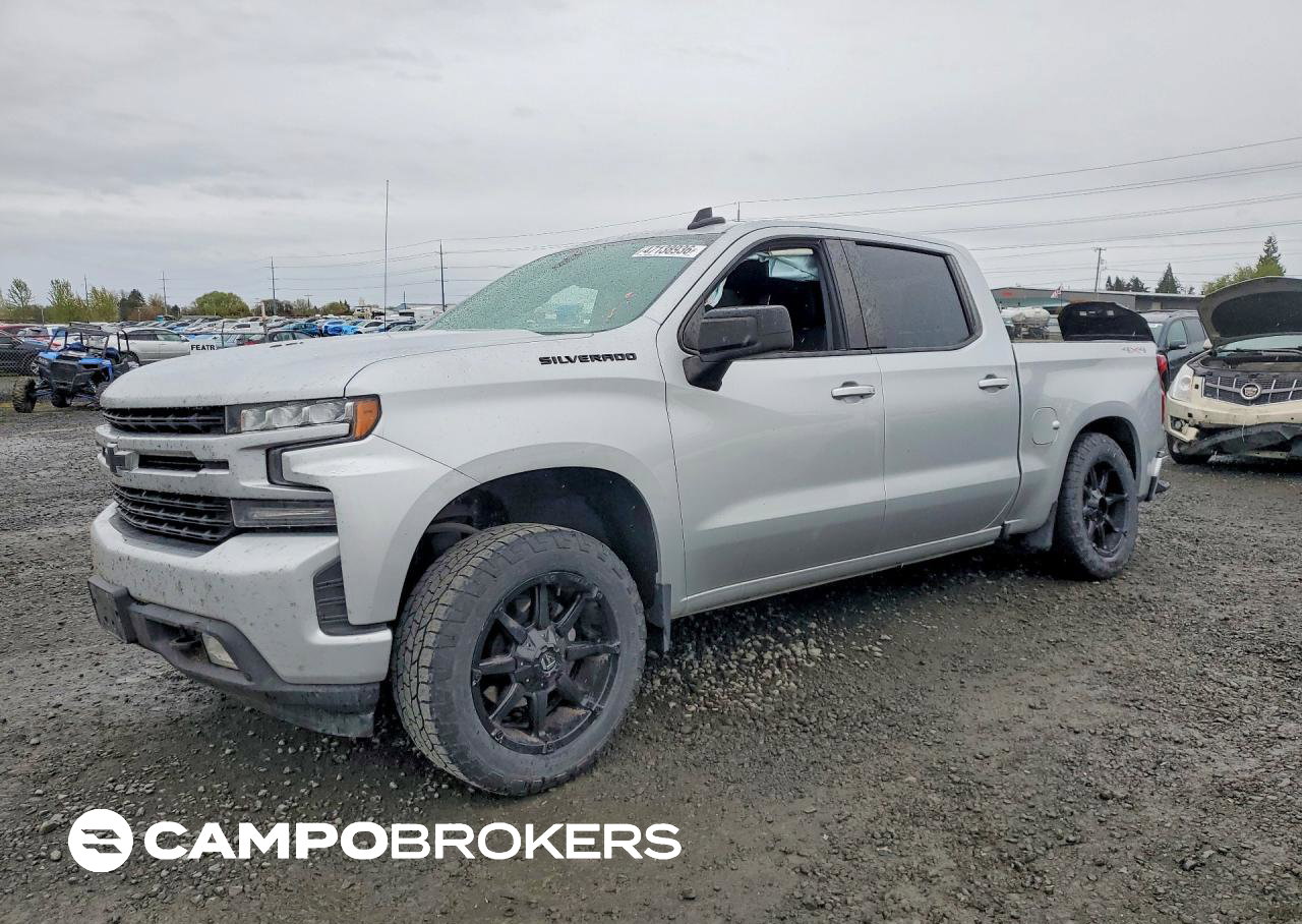 2022 Chevrolet Silverado Ltd K1500 Rst, daño Lateral, Copart lote 47138936