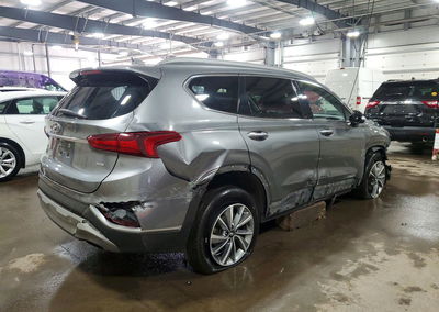 2019 Hyundai Santa Fe Ultimate 2.4l, Side damage, Copart lot 45581386, photo 3 of 15