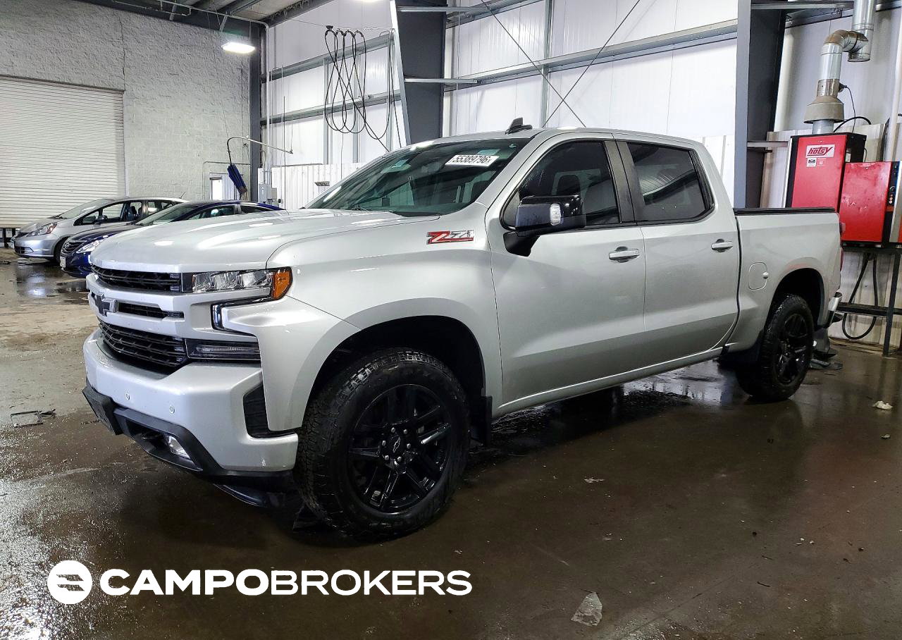 2022 Chevrolet Silverado Ltd K1500 Rst, daño Lateral, Copart lote 55389796