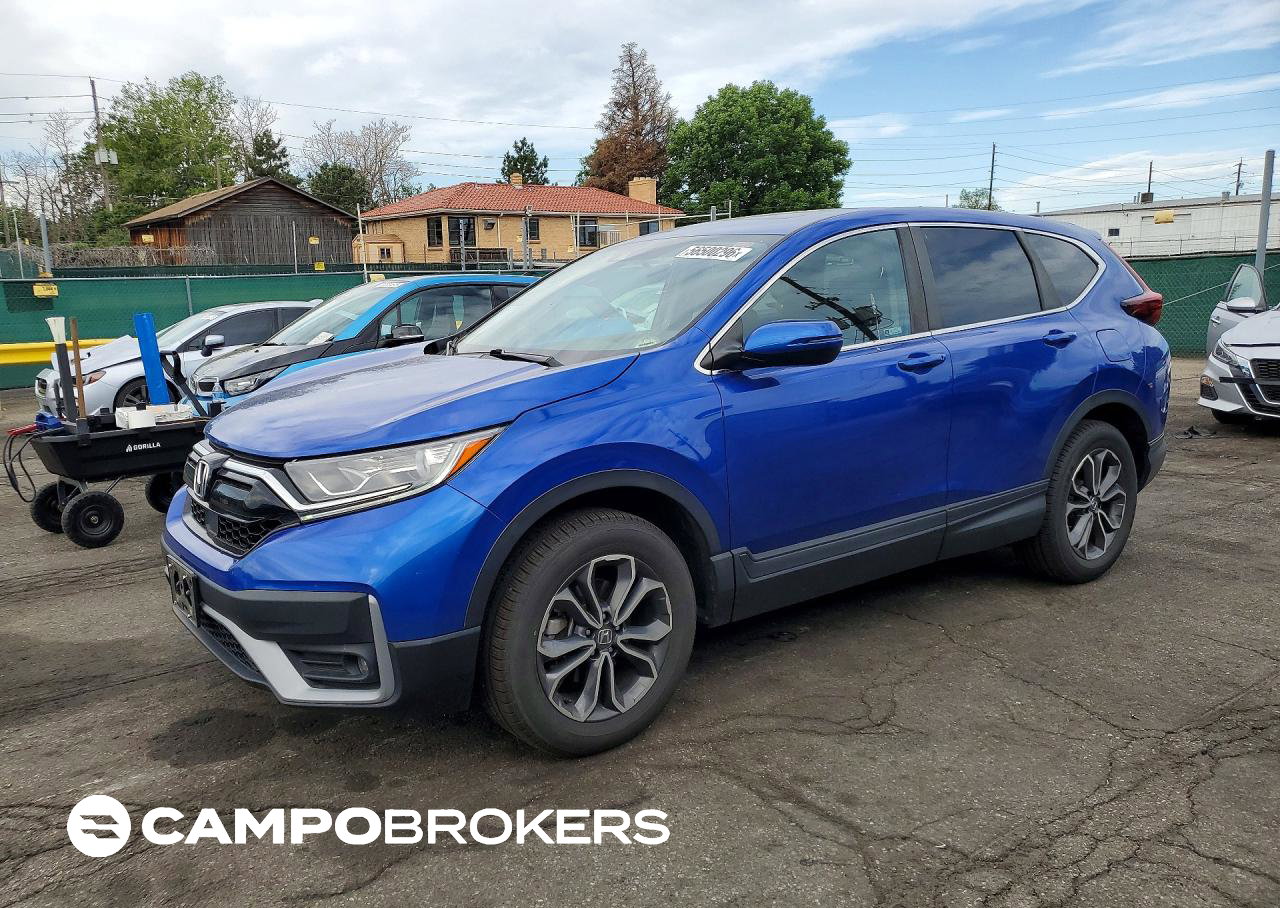 2021 Honda Cr-v Ex, пошкодження: Задня частина, Copart лот 56500296